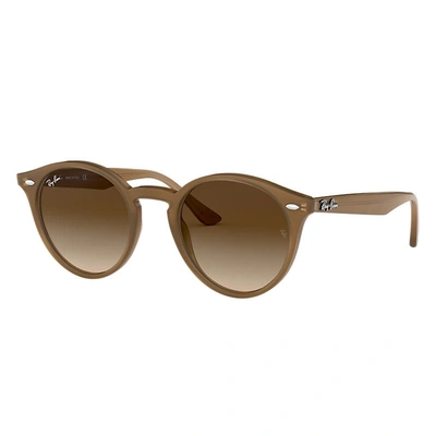 Ray Ban Rb2180 Sunglasses Light Brown Frame Brown Lenses 49-21 In Hellbraun