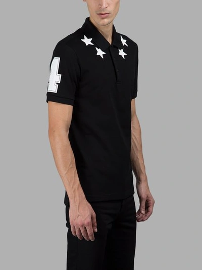 Givenchy Star Collar Tee In Black