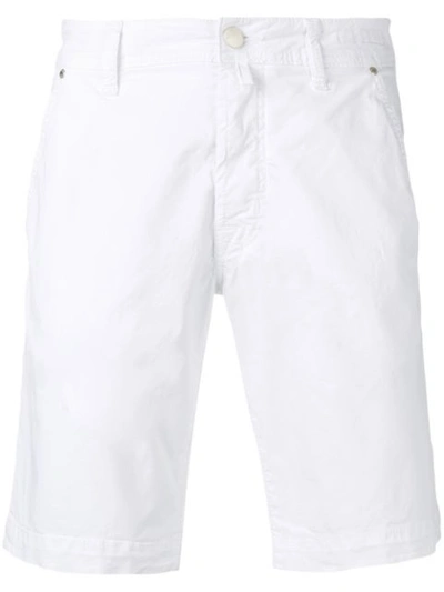 Jacob Cohen Comfort Fit Elasticated-waist Shorts In White
