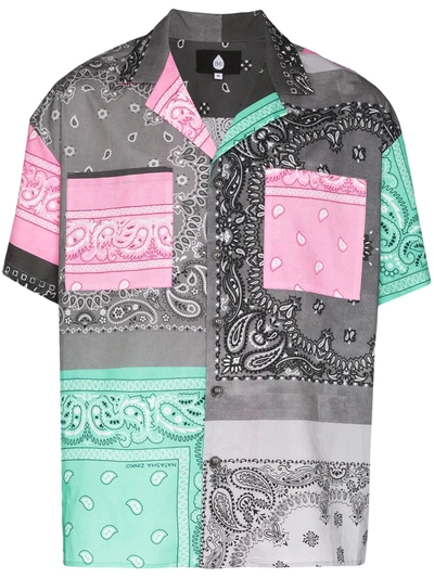 Duoltd Bandana-print Shirt In Grey