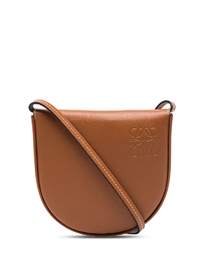 Loewe Heel Cross Body Bag In Brown