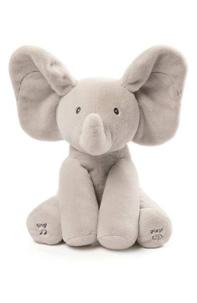 Gund Baby  Flappy The Elephant Musical Stuffed Animal In Grey