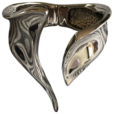 Pre-owned Giuseppe Zanotti Silver Steel Bracelet