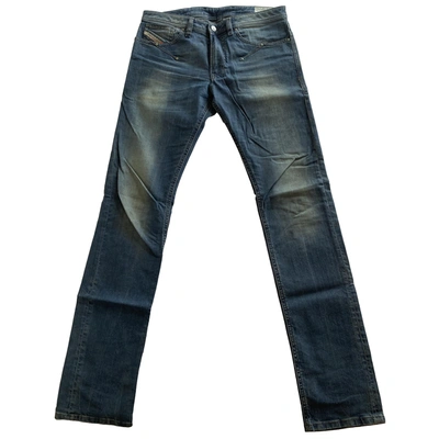 Pre-owned Diesel Slim Jean In Blue