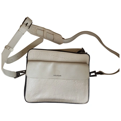 Pre-owned Zadig & Voltaire Leather Handbag In White