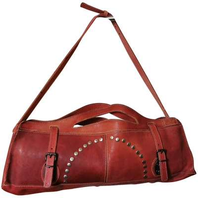 Pre-owned Replay Leather Handbag In Red