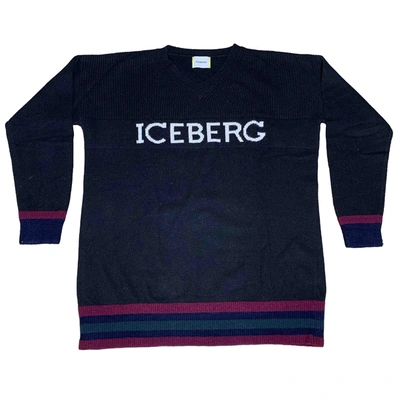 Pre-owned Iceberg Wool Knitwear In Black