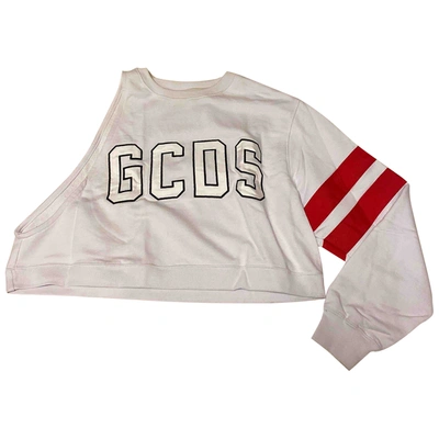Pre-owned Gcds Sweatshirt In White