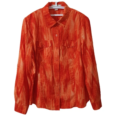 Pre-owned Michael Kors Shirt In Orange