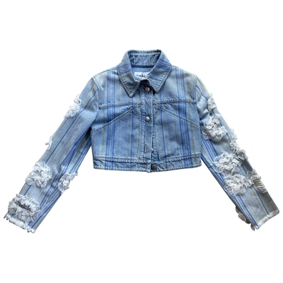 Pre-owned Chanel Jacket In Blue