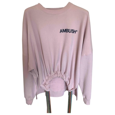 Pre-owned Ambush Pink Cotton Knitwear