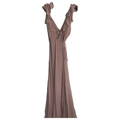 Pre-owned Reformation Maxi Dress In Pink