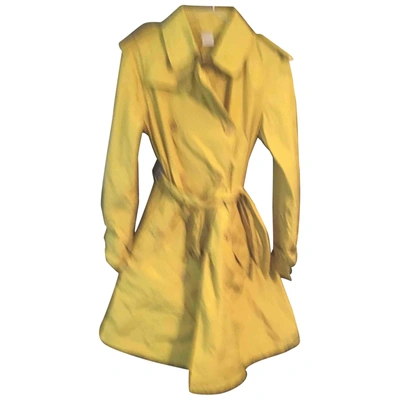 Pre-owned Aspesi Trench Coat In Yellow