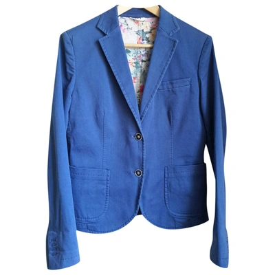 Pre-owned Manuel Ritz Short Waistcoat In Blue