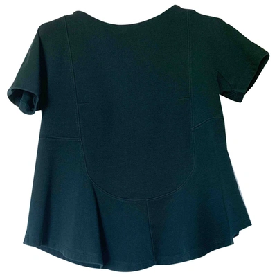 Pre-owned Carven Green Cotton Top