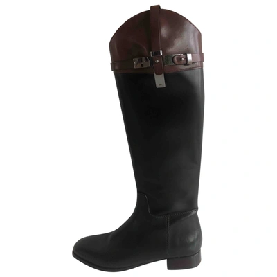 Pre-owned Luis Onofre Leather Riding Boots In Other