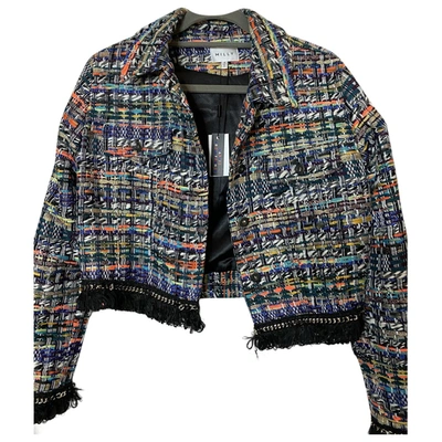 Pre-owned Milly Tweed Jacket In Multicolour