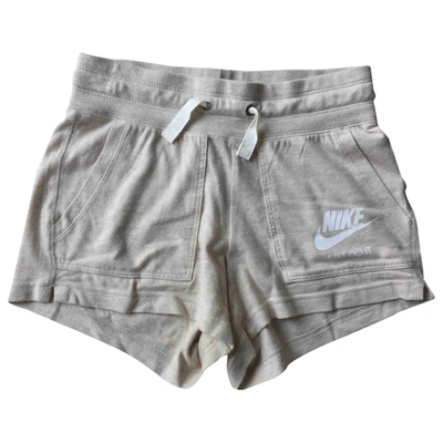 Pre-owned Nike Beige Cotton Shorts