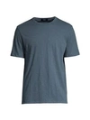Theory Men's Topstitching Jersey T-shirt In Air Force Blue