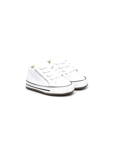 Converse Babies' Chuck Taylor® All Star® Cribster Low Top Crib Shoe In White/natural Ivory/white