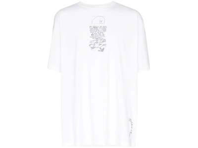 Pre-owned Off-white  Oversized Dripping Arrows T-shirt White