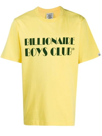 Billionaire Boys Club Logo Print T-shirt In Yellow