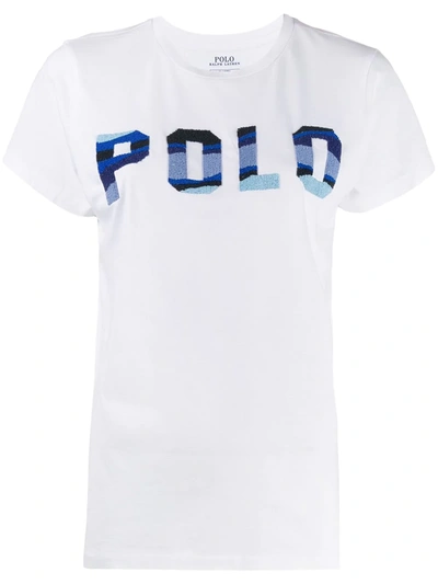 Polo Ralph Lauren White T-shirt With Front Logo