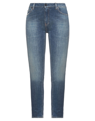 Pence Womens Blue Other Materials Jeans In Denim