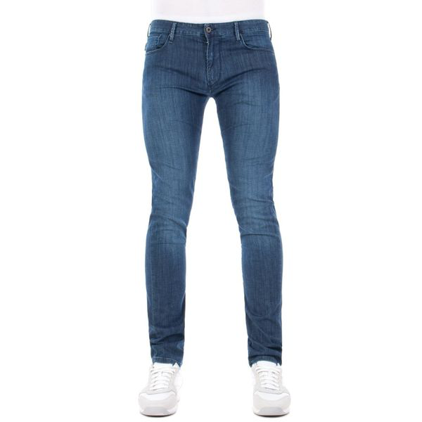 armani jeans j06 slim fit light wash jean