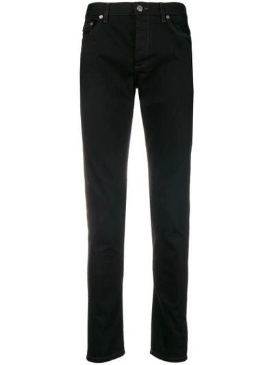 Givenchy Cotton & Wool Moiré Jacquard Pants In Brown