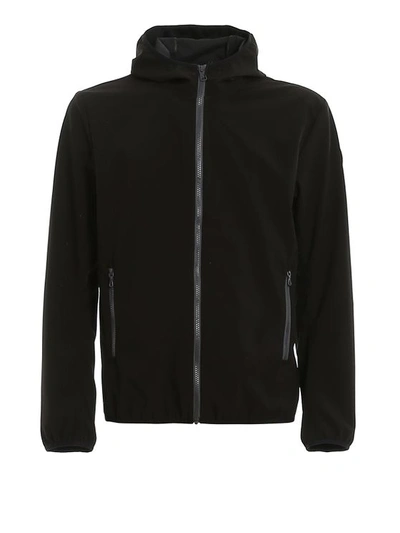 Colmar Hooded Softshell Jacket In Black