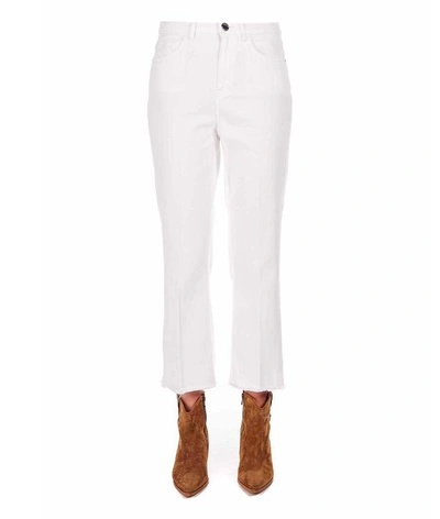 Pinko Felicity Mom Bootcut Jeans In White