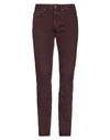 Incotex Jeans In Maroon