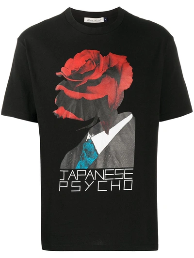 Undercover Japanese Psycho Round-neck T-shirt In Black