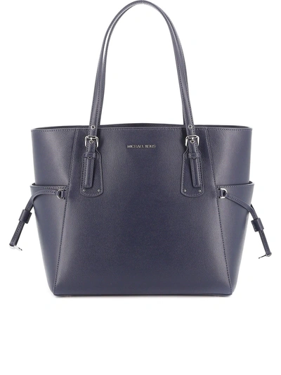 Michael Kors Voyager Tote In Admiral Color In Blue