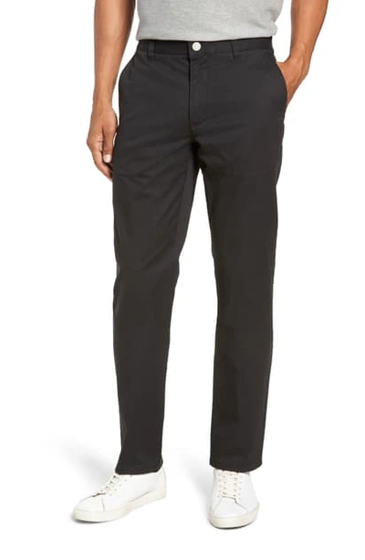 Bonobos Tailored Fit Stretch Washed Cotton Chinos In Jet Black