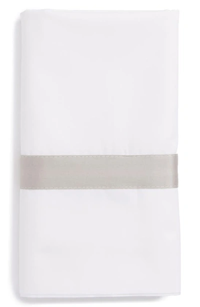 Matouk Lowell 600 Thread Count Pillowcase In Silver