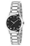 Gucci G-timeless Bracelet Watch, 27mm In Silver/ Black/ Silver