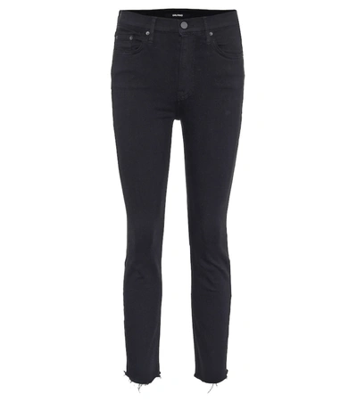 Grlfrnd Reed High-rise Skinny Jeans In Black