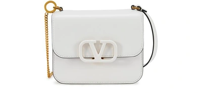 Valentino Garavani Small Vsling Bag In Bianco Ottico