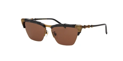 Gucci Woman Sunglasses Gg0660s In Brown
