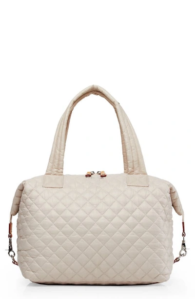 Mz Wallace Large Sutton Bag In Mushroom