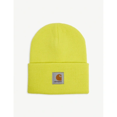 Carhartt Mens Limeade Watch Knitted Beanie In Limeade