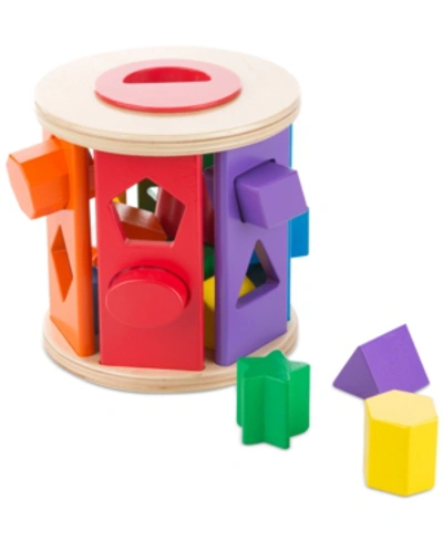 Melissa & Doug Kids' Drum Shape Sorter In No Color