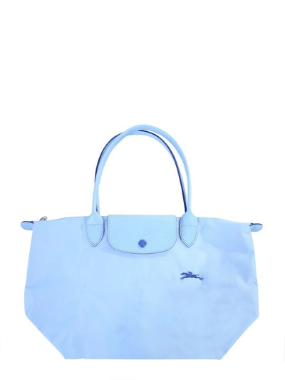 Longchamp Small Le Pliage Club Bag In Blu