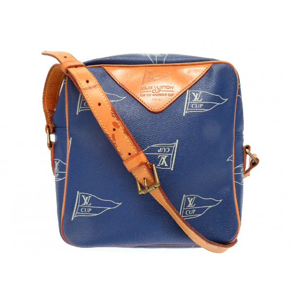Pre-Owned Louis Vuitton Blue Cloth Handbag | ModeSens