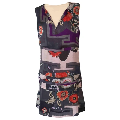 Pre-owned Chloé Silk Mid-length Dress In Multicolour