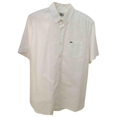 Pre-owned Lacoste Shirt In White