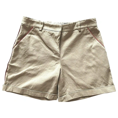 Pre-owned Alexander Mcqueen Ecru Cotton Shorts