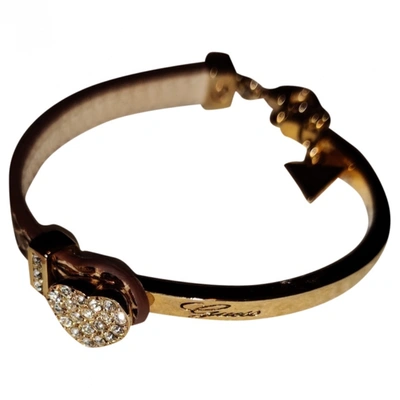 Pre-owned Guess Gold Metal Bracelet
